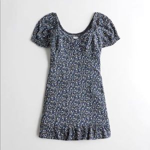 Twist front mini dress